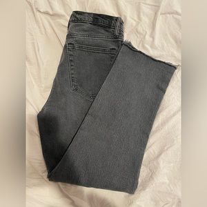 Abercrombie 90’s ultra high rise straight leg jeans